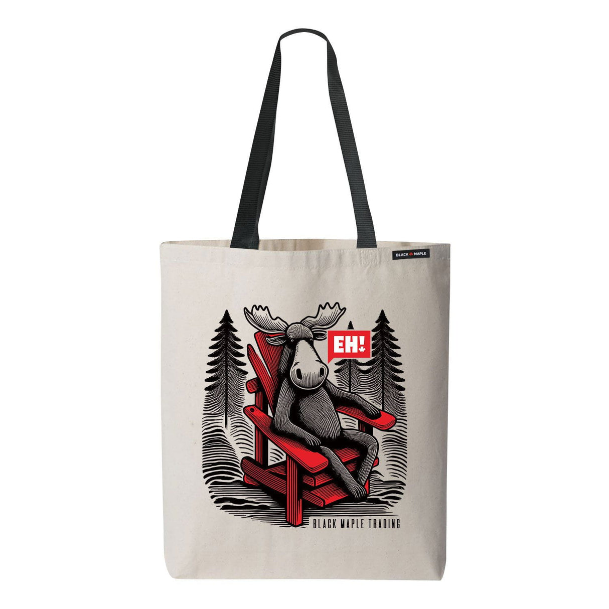 Eh! Moose and Muskoka Chair Logo Tote Bag
