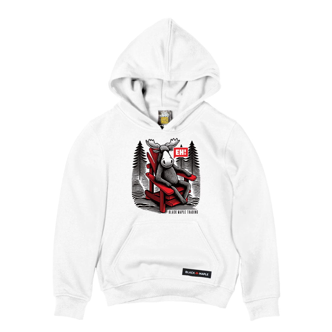 Eh! Moose and Muskoka Chair Logo Kids Sweatshirt or Hoodie