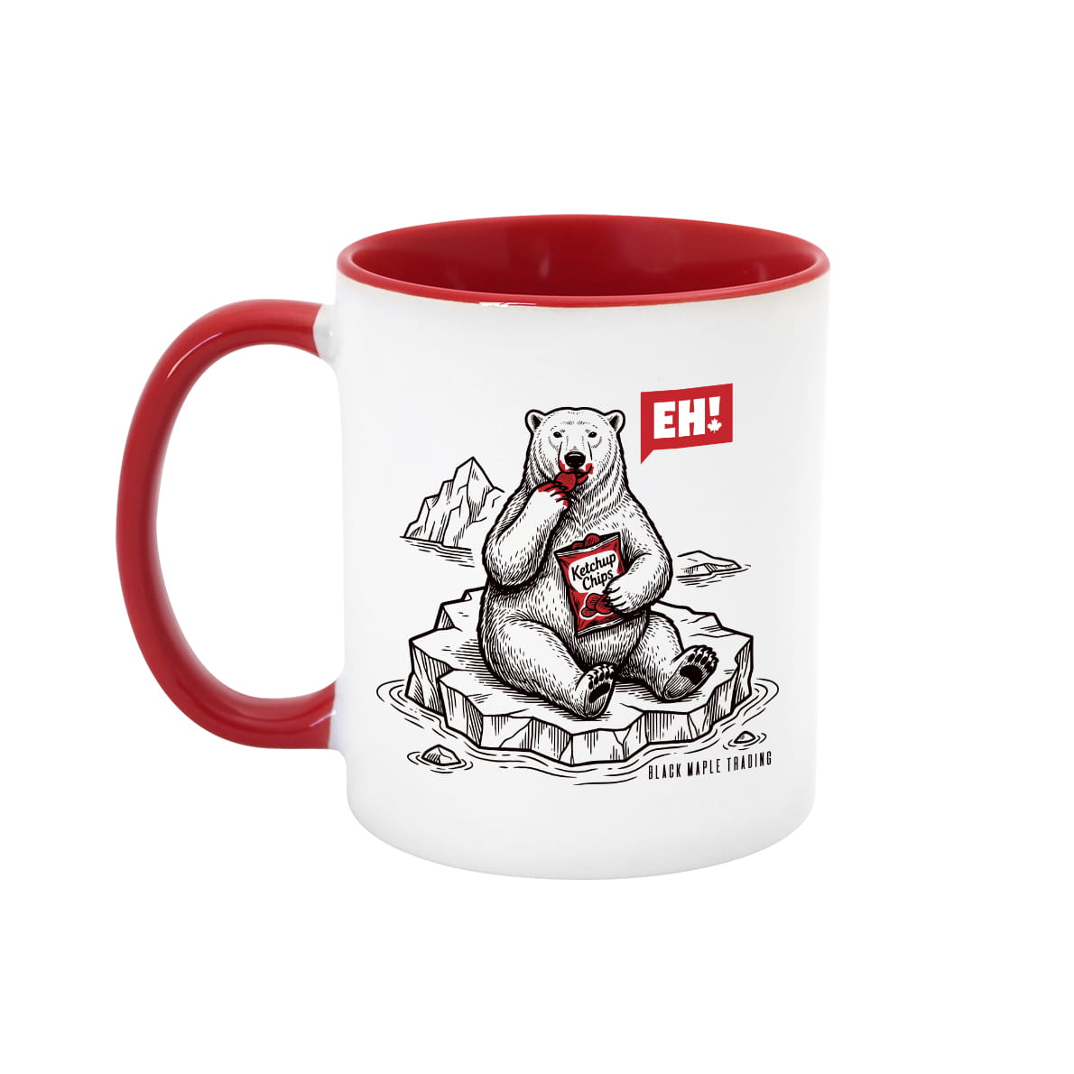 Eh! Polar Bear Ketchup Chips 11 oz mug