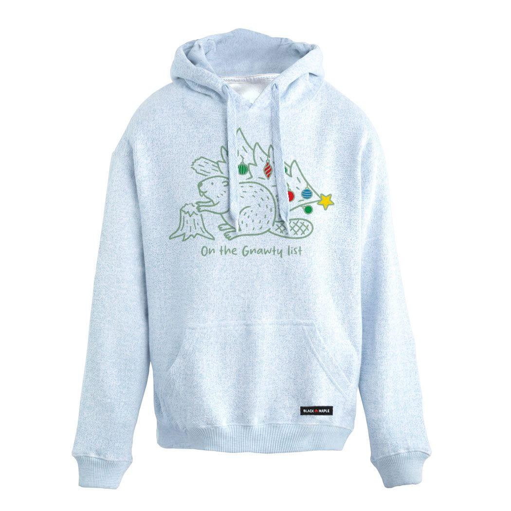 Gnawty List Christmas Beaver Nantucket Hoodie