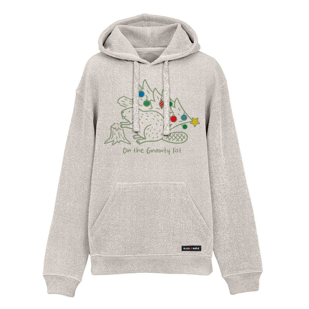 Gnawty List Christmas Beaver Nantucket Hoodie