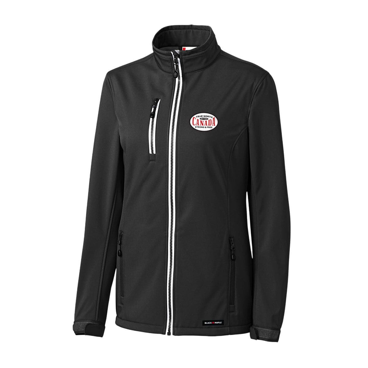 Great Grey Owl Womens Softshell Jacket