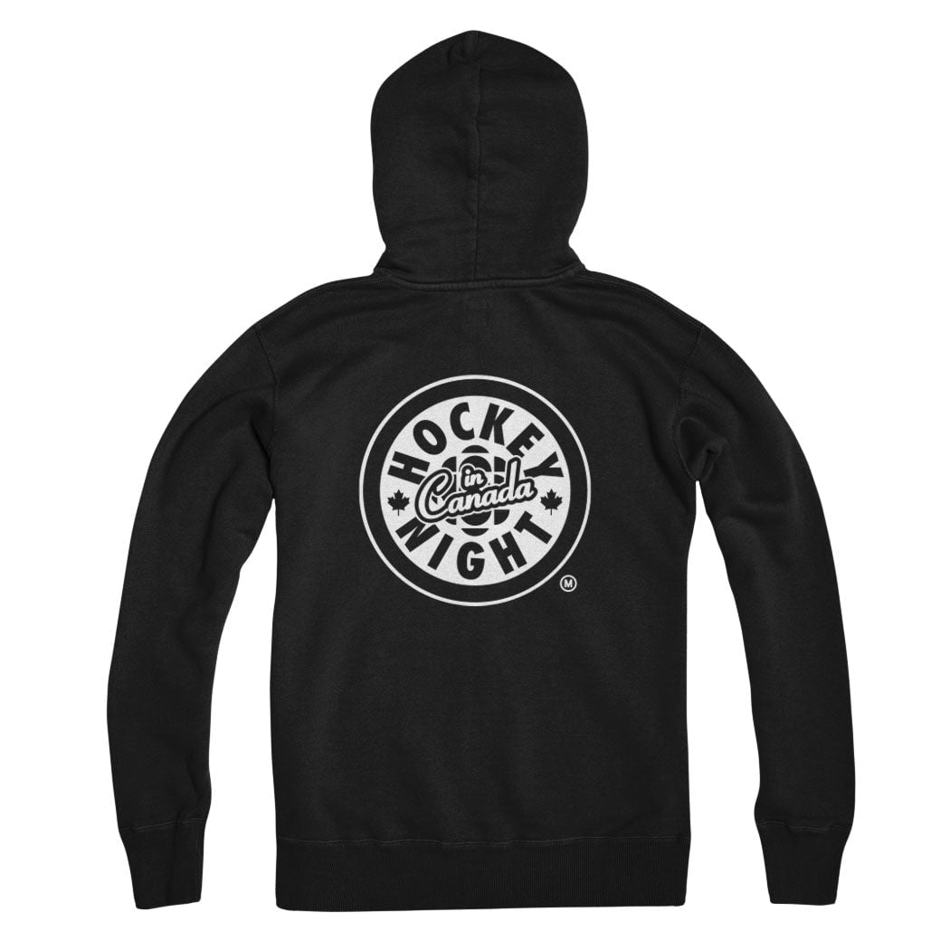 HNIC Black Logo Patch Zip Hoodie
