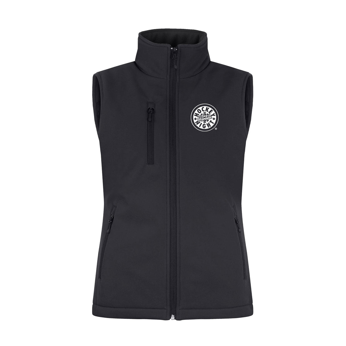 HNIC White Logo Insulated Soft Shell Vest