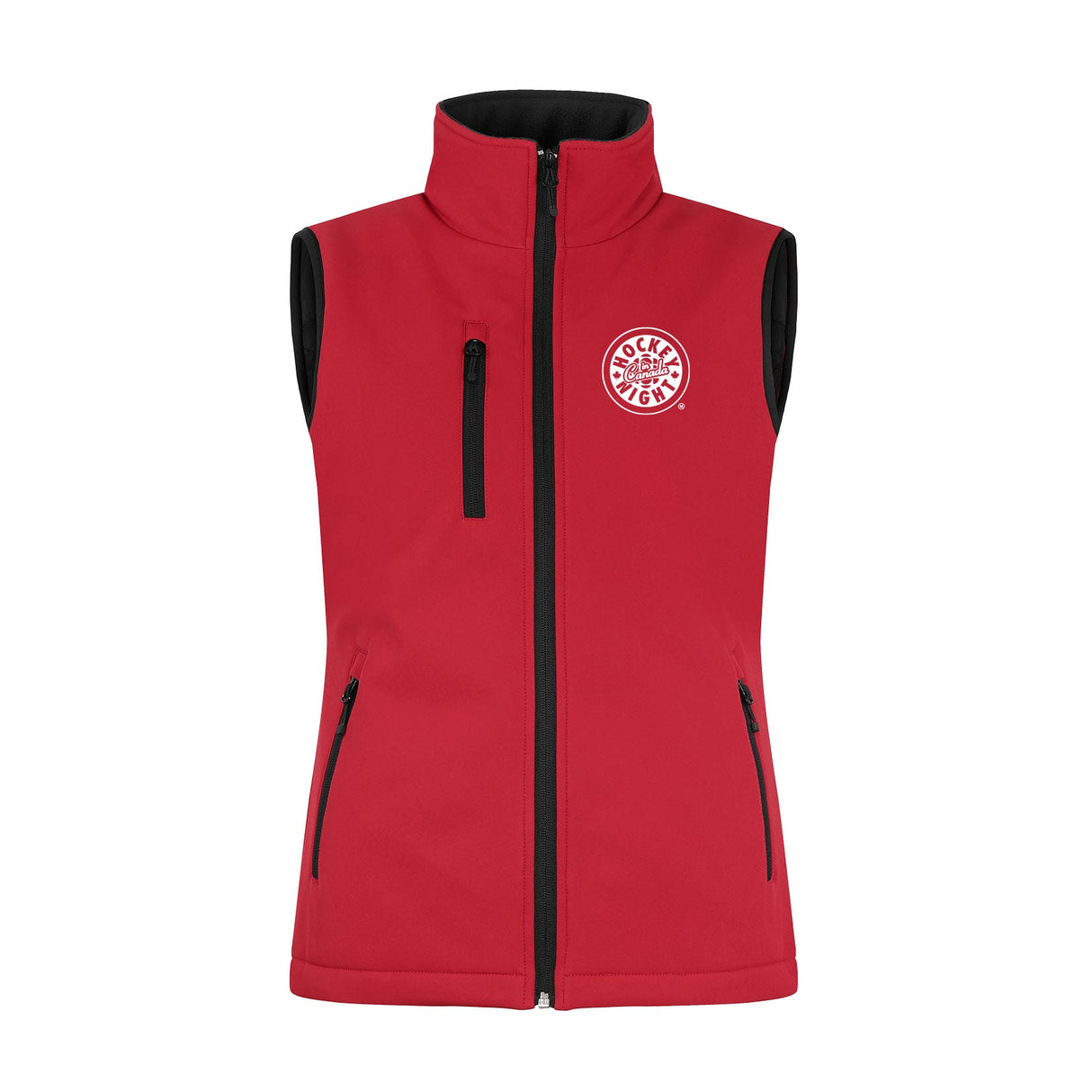 HNIC White Logo Insulated Soft Shell Vest