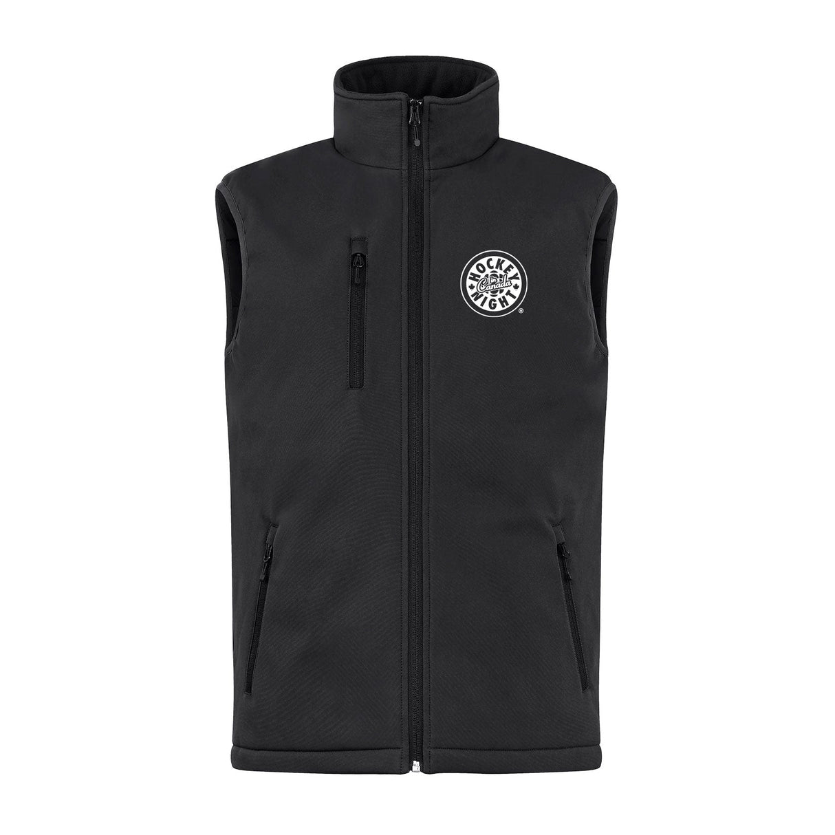 HNIC White Logo Insulated Soft Shell Vest