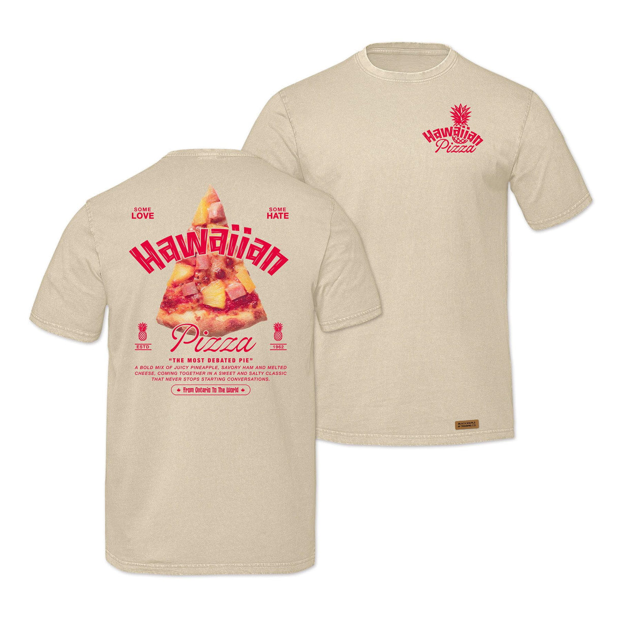 Hawaiian Pizza Origins Vintage Wash Heavyweight T-shirt