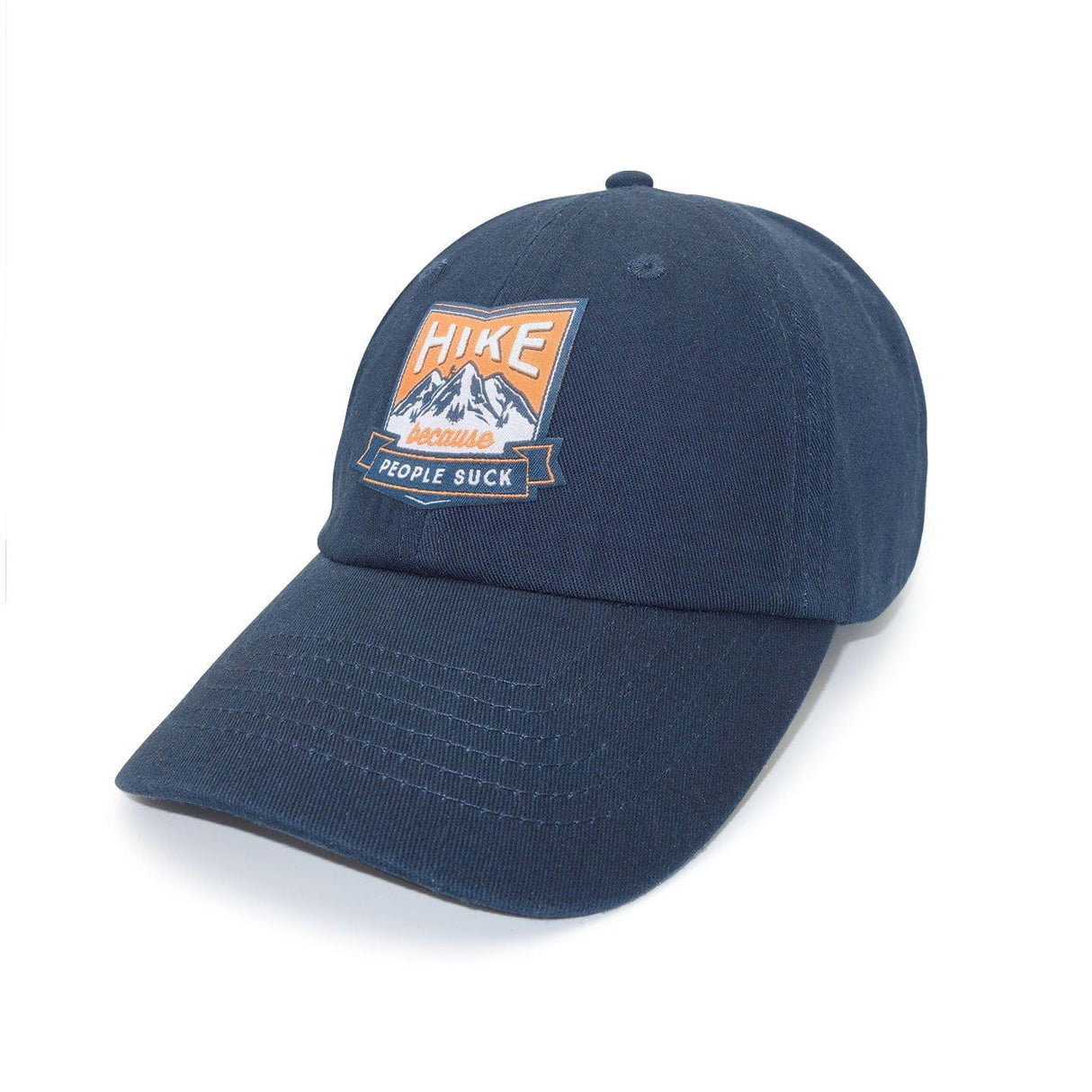 Hike Because People Suck Navy Dad Hat