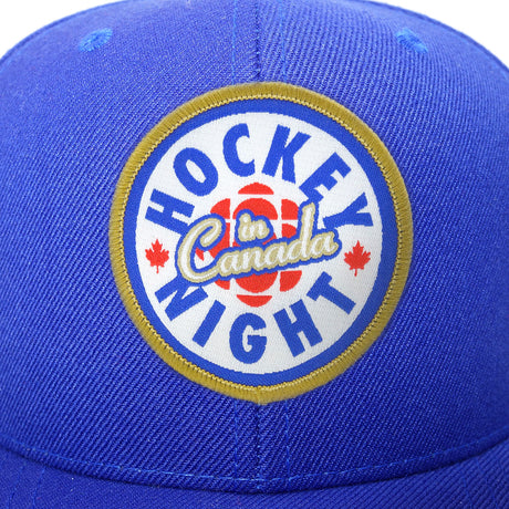 Hockey Night In Canada Royal Blue Six Panel Flat Bill Cap