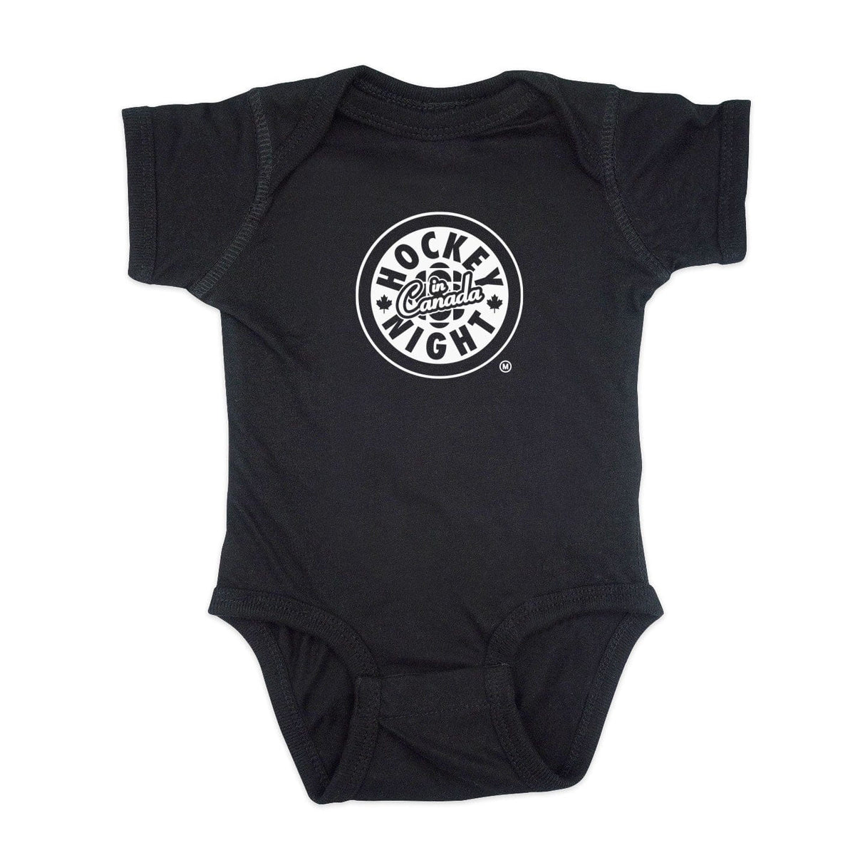 Hockey Night in Canada White Logo Baby Onesie