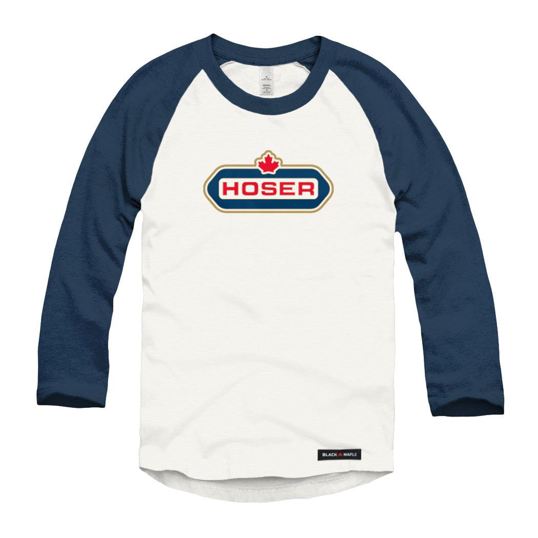Hoser Logo Raglan Baseball Shirt
