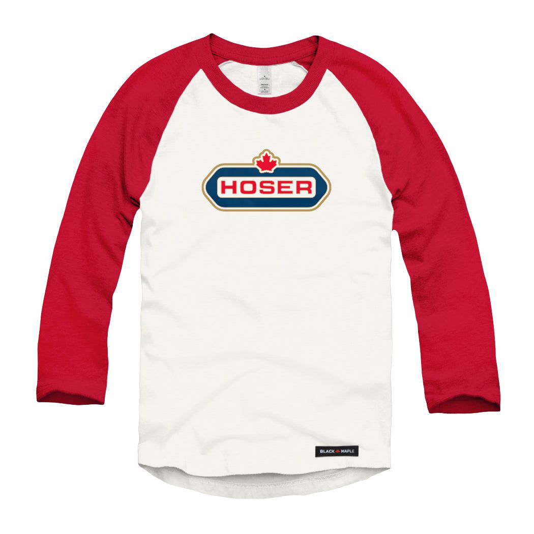 Hoser Logo Raglan Baseball Shirt