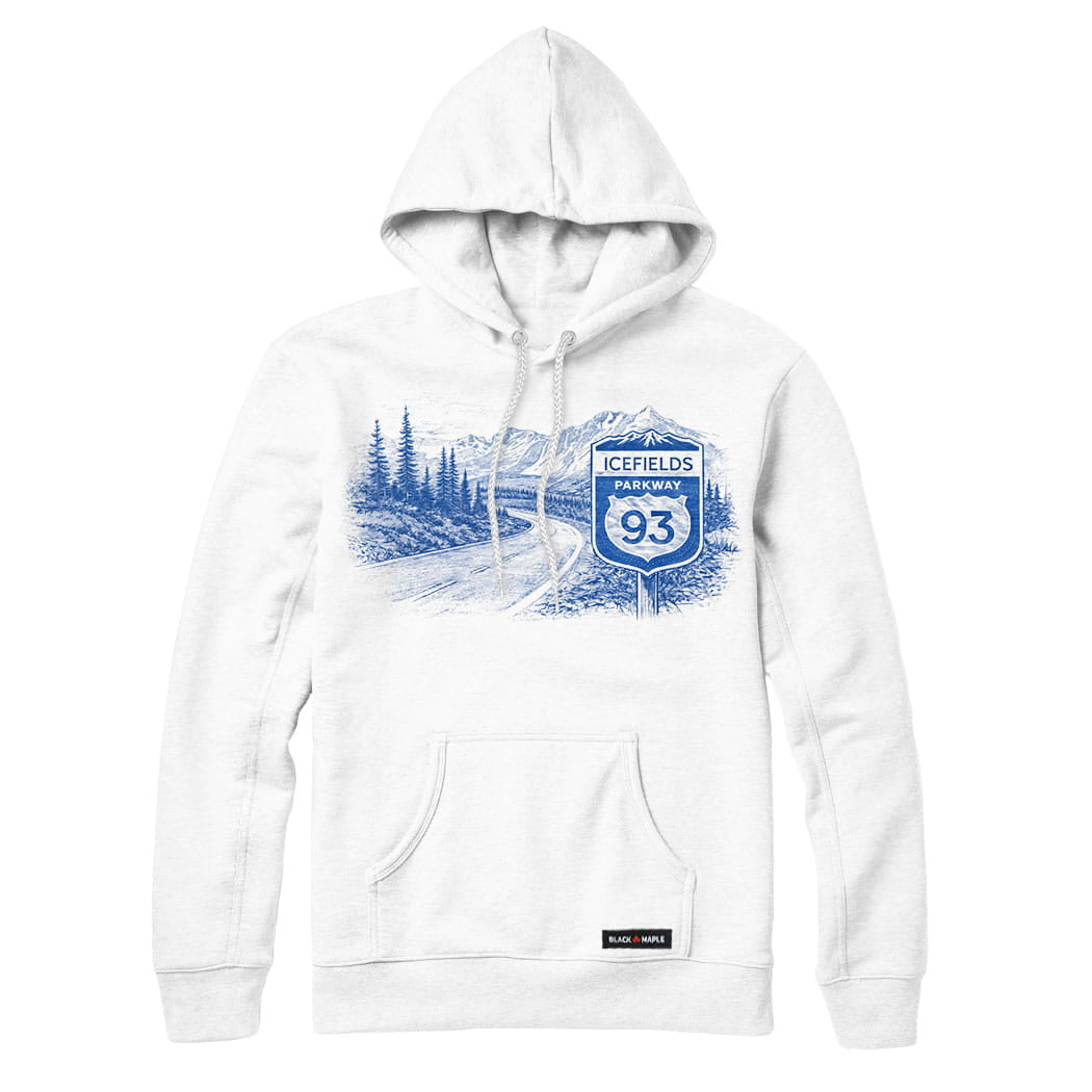 Icefields Parkway Highway Western Road Trip Sweatshirt or Hoodie