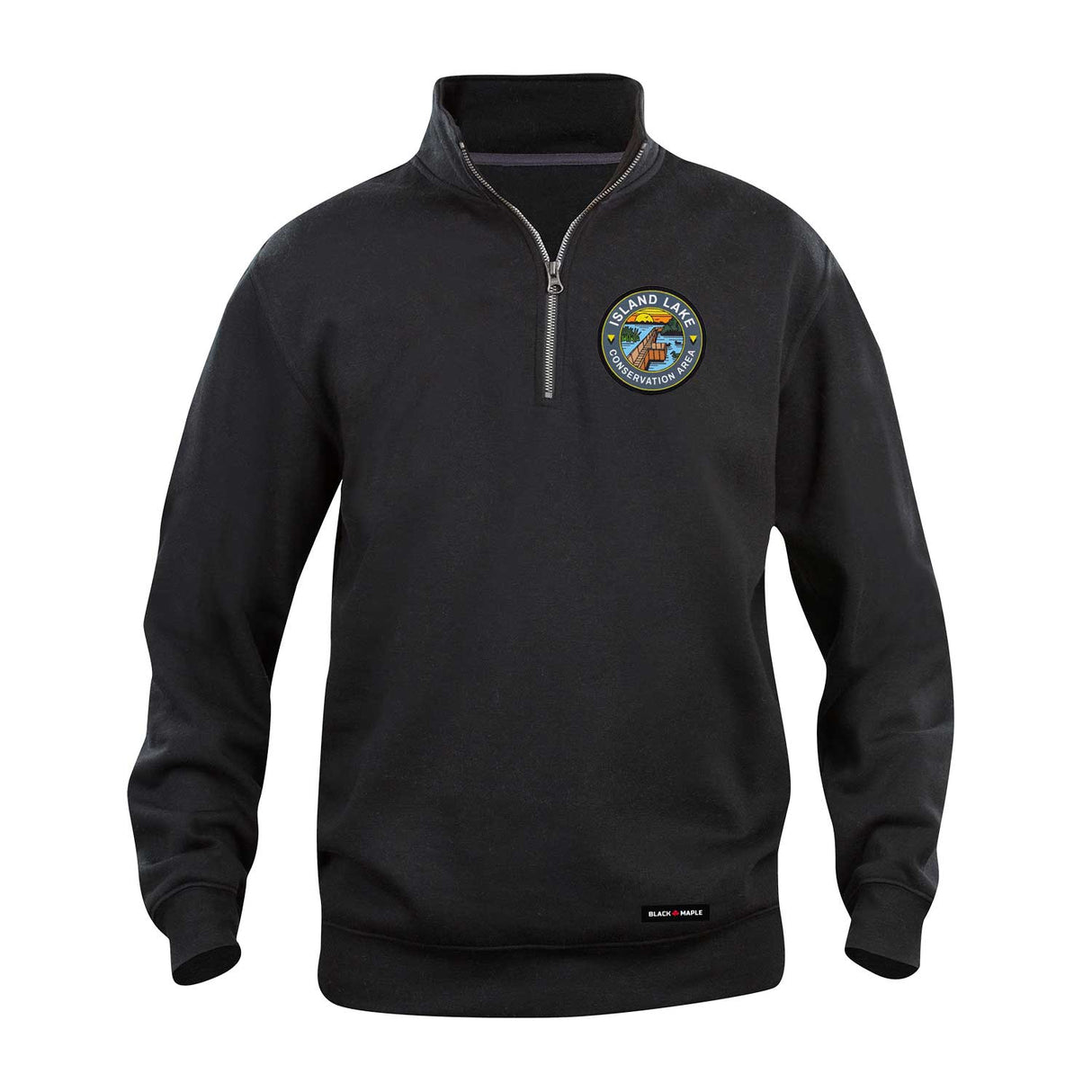 Island Lake Park Patch Quarter Zip Sweatshirt