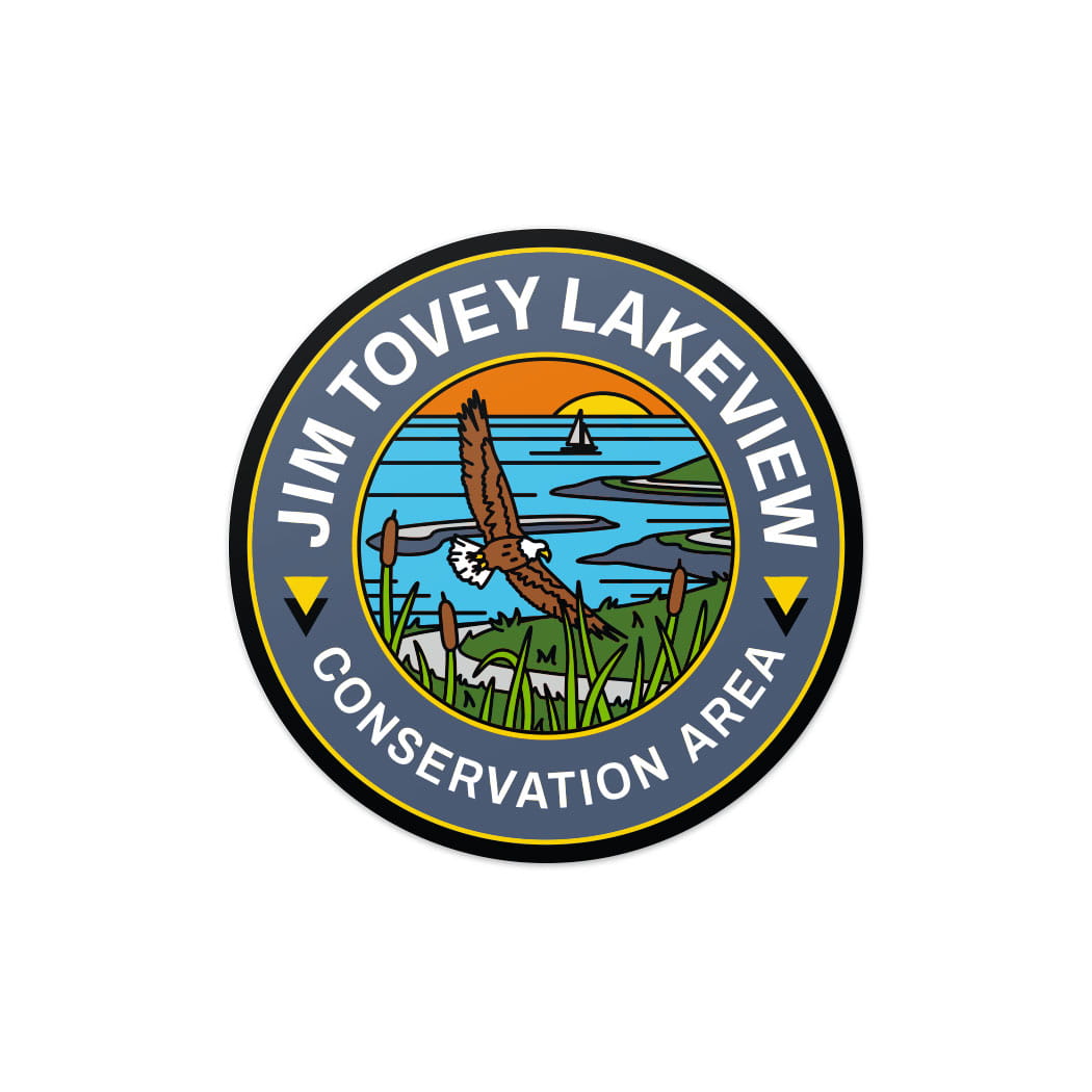 Jim Tovey Lakeview Conservation Area Vinyl Sticker | Credit Valley Parks