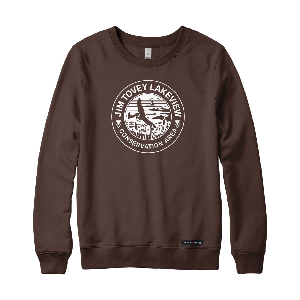 Jim Tovey Lakeview Conservation Area Monochrome Print Sweatshirt | Credit Valley Parks