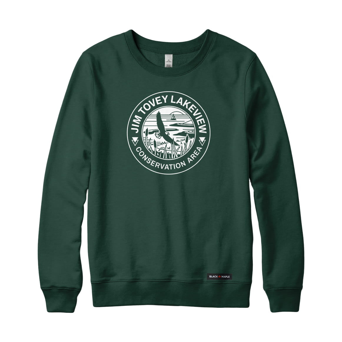 Jim Tovey Lakeview Conservation Area Monochrome Print Sweatshirt | Credit Valley Parks