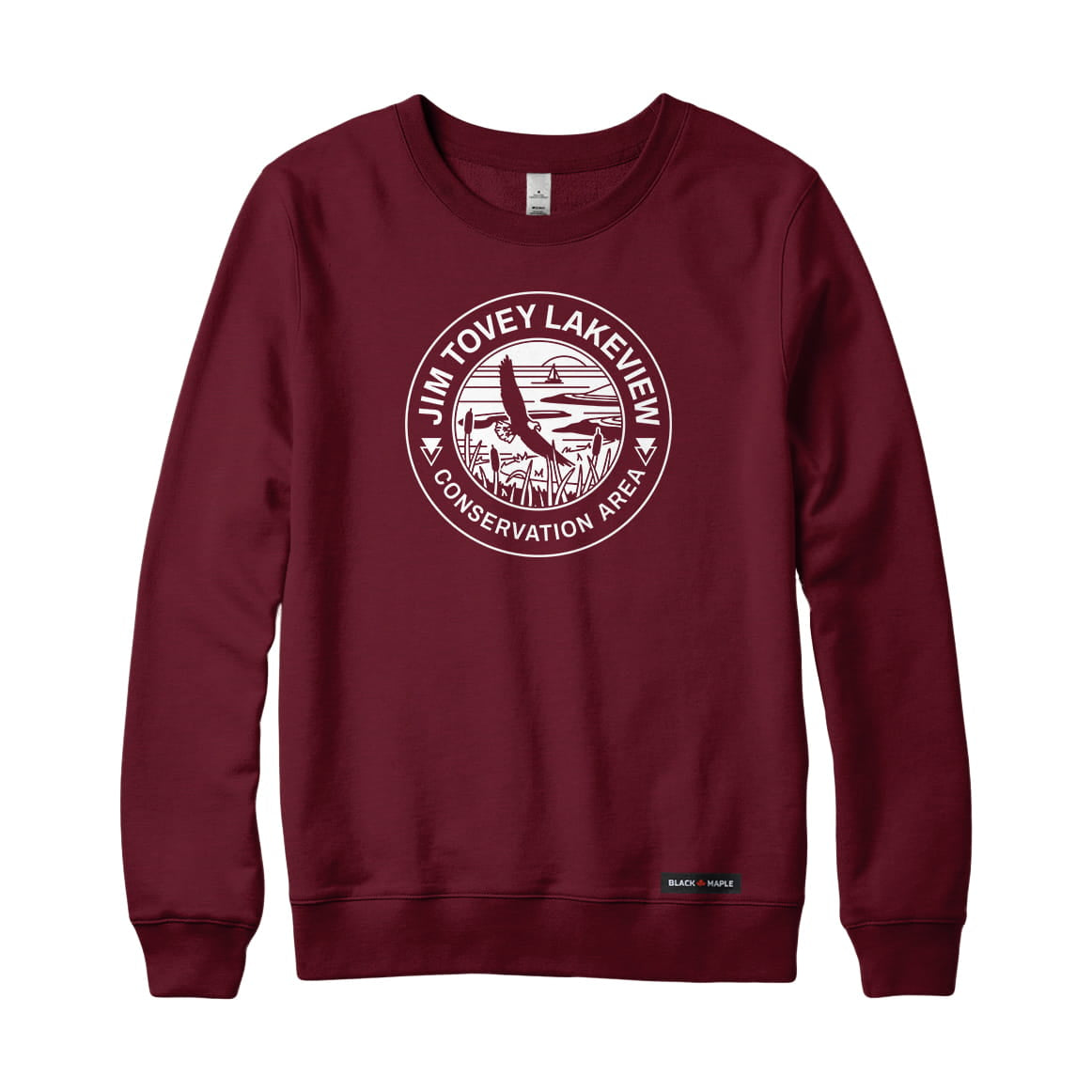 Jim Tovey Lakeview Conservation Area Monochrome Print Sweatshirt | Credit Valley Parks