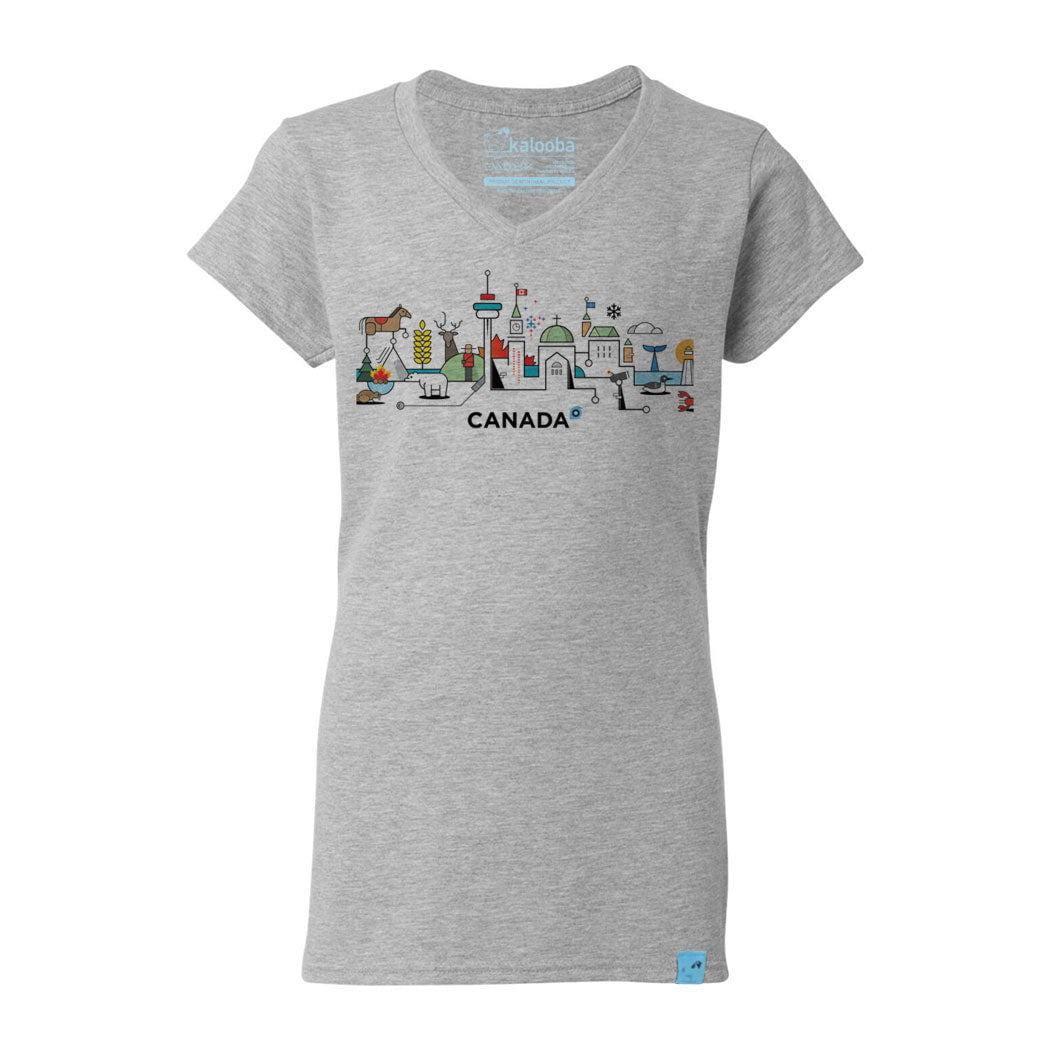 Kalooba Canada Skyline T-shirt
