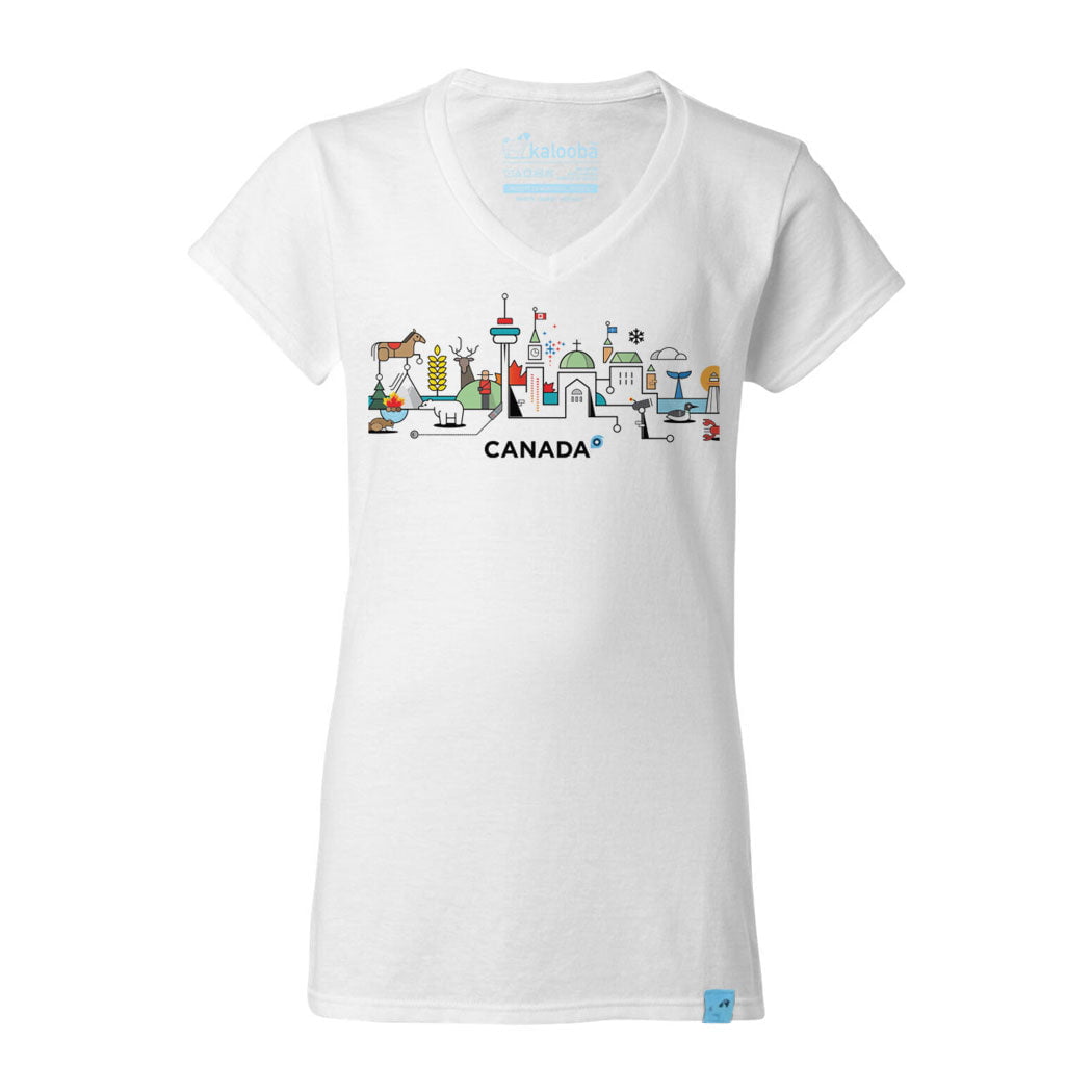Kalooba Canada Skyline T-shirt