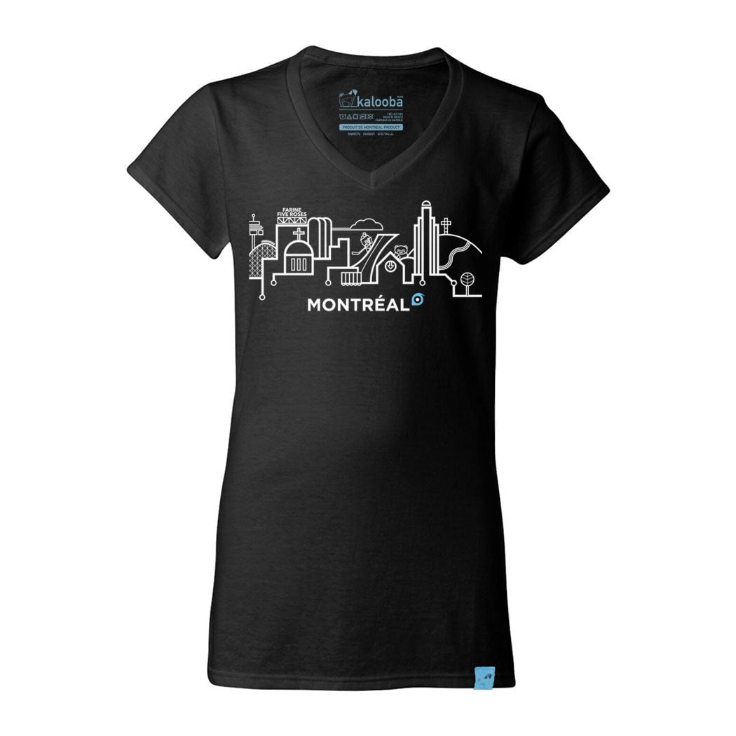 Kalooba Montreal Skyline T-shirt