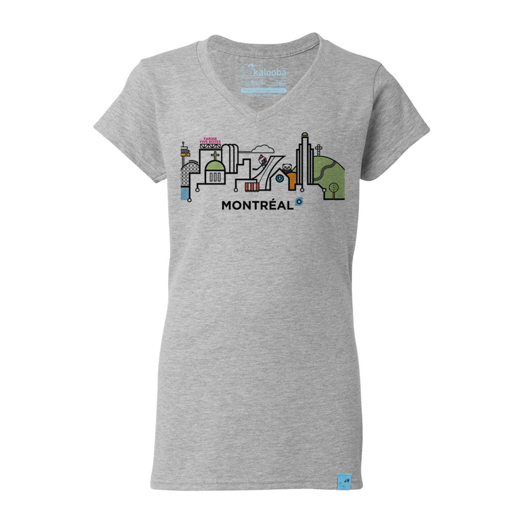 Kalooba Montreal Skyline T-shirt