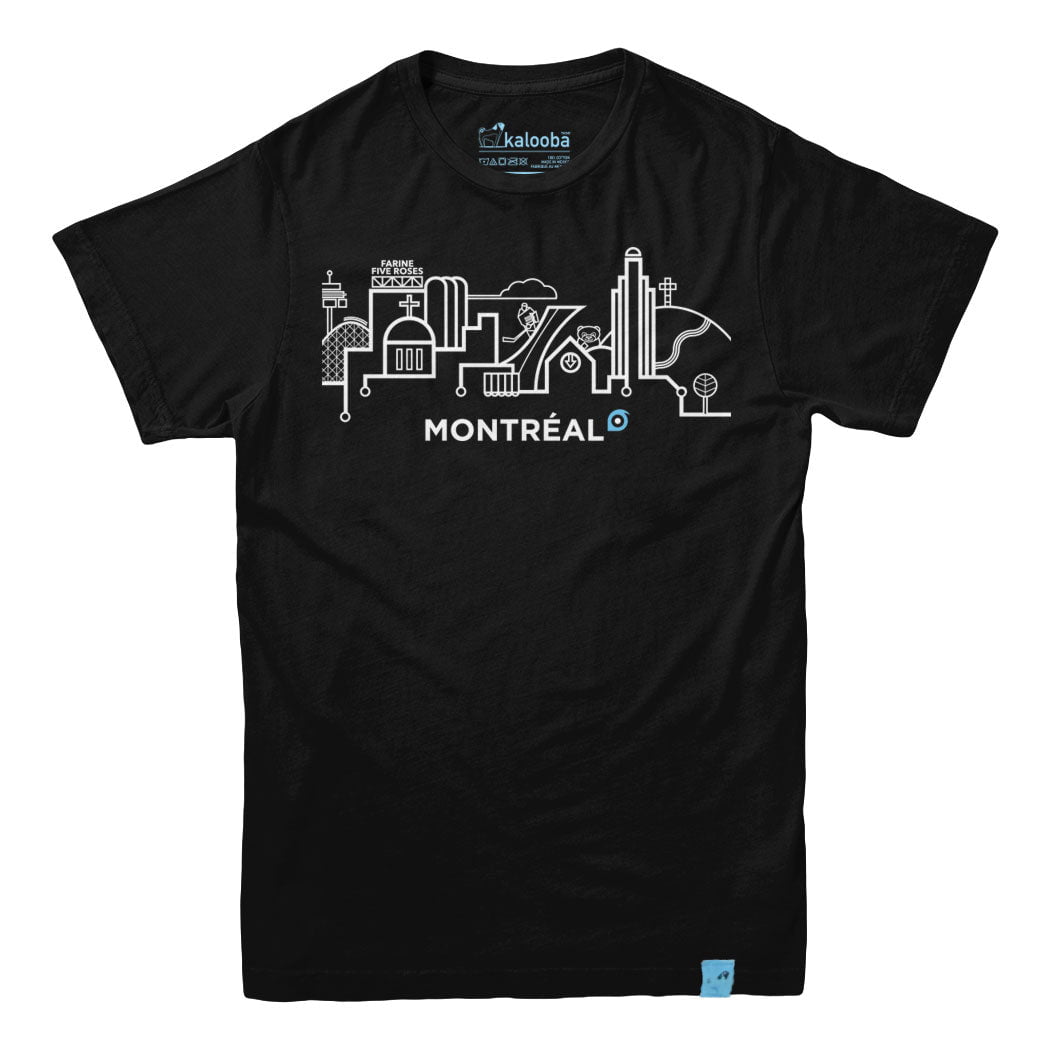 Kalooba Montreal Skyline T-shirt