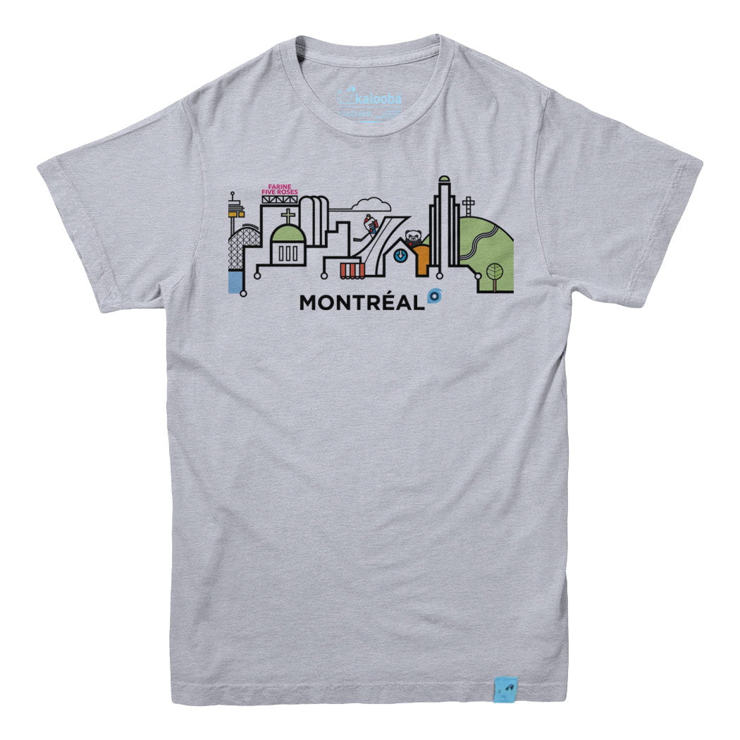 Kalooba Montreal Skyline T-shirt