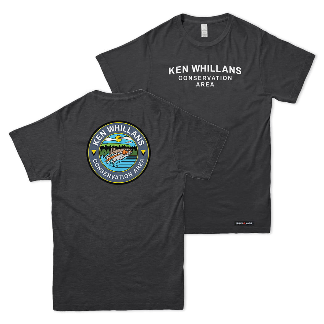 Ken Whillans Conservation Area Front & Back Print T-Shirt | Credit Valley Parks