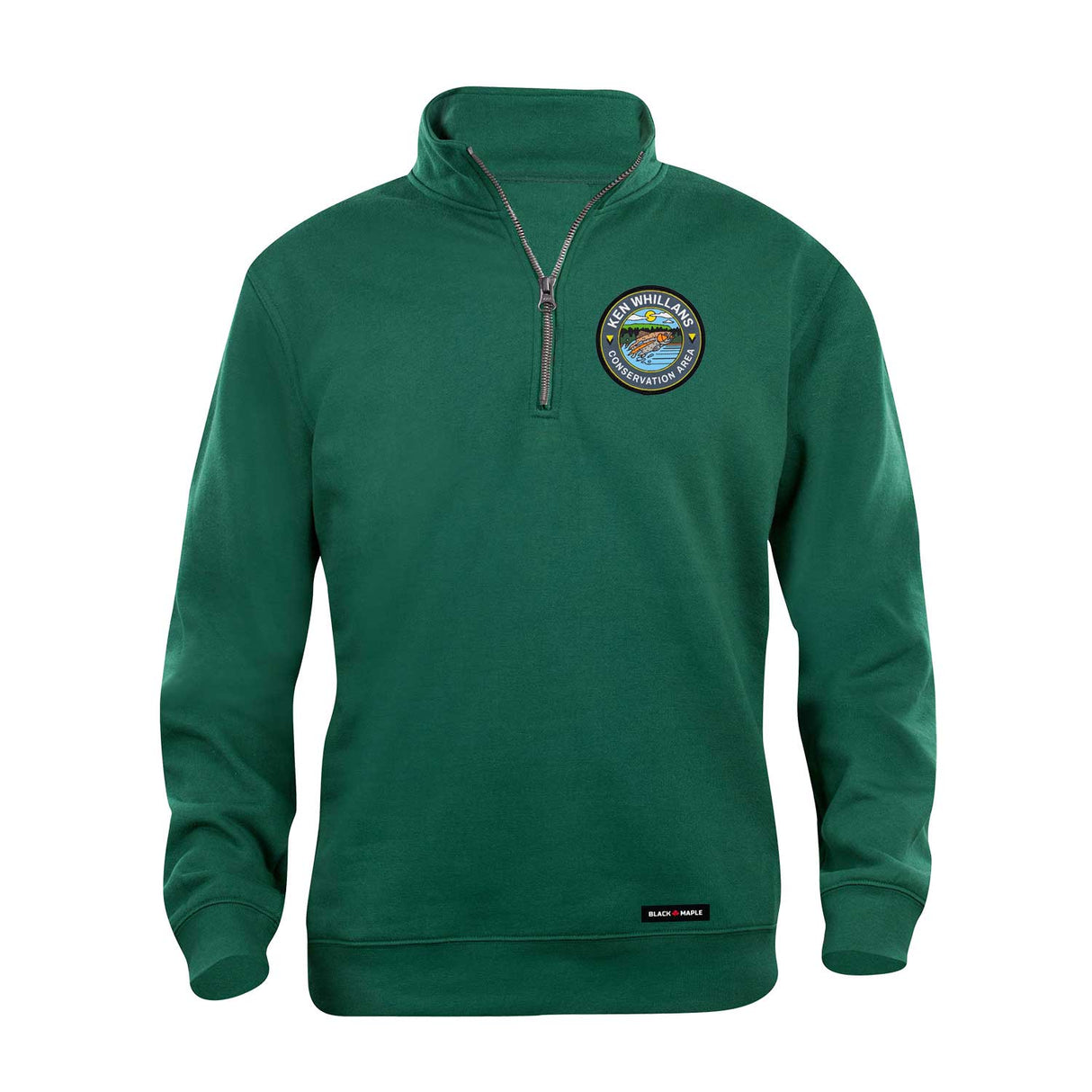 Ken Whillans Conservation Area Patch Quarter Zip Sweatshirt | Credit Valley Parks