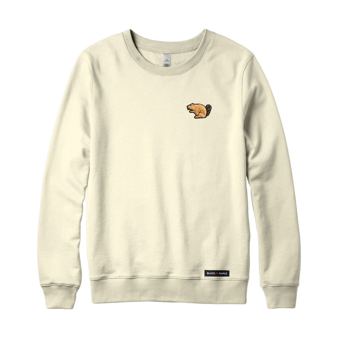 Lucky Beaver Patch Sweatshirt or Hoodie