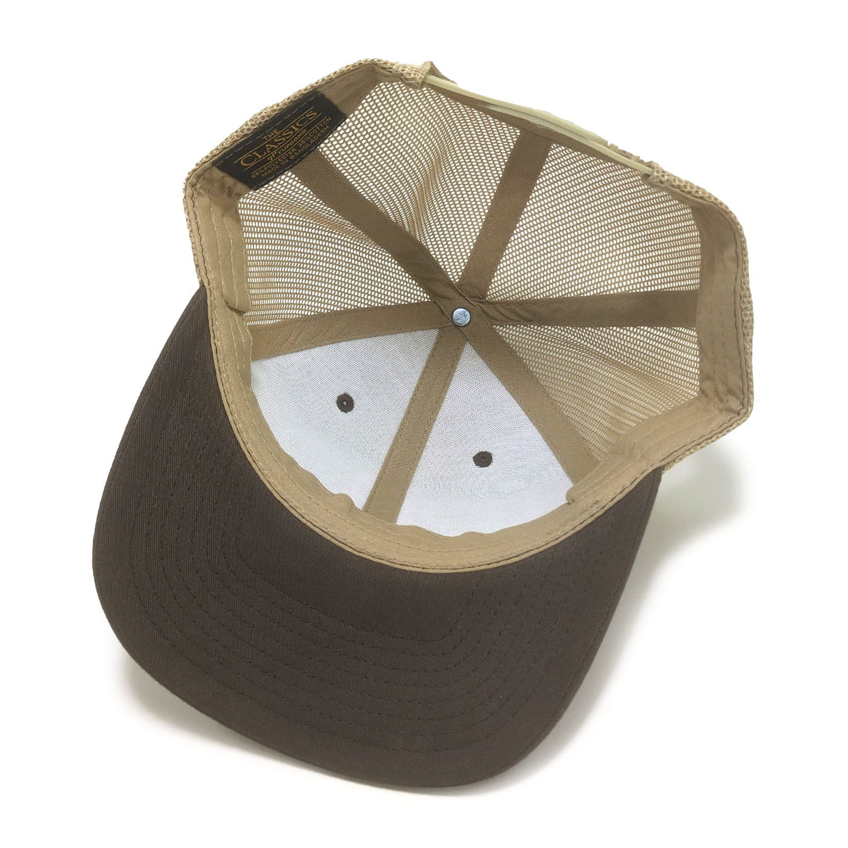 Lucky Beaver Patch Curved Brim Trucker Cap
