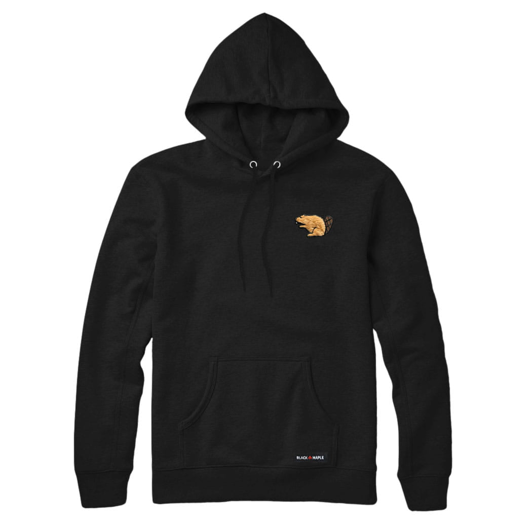 Lucky Beaver Patch Sweatshirt or Hoodie