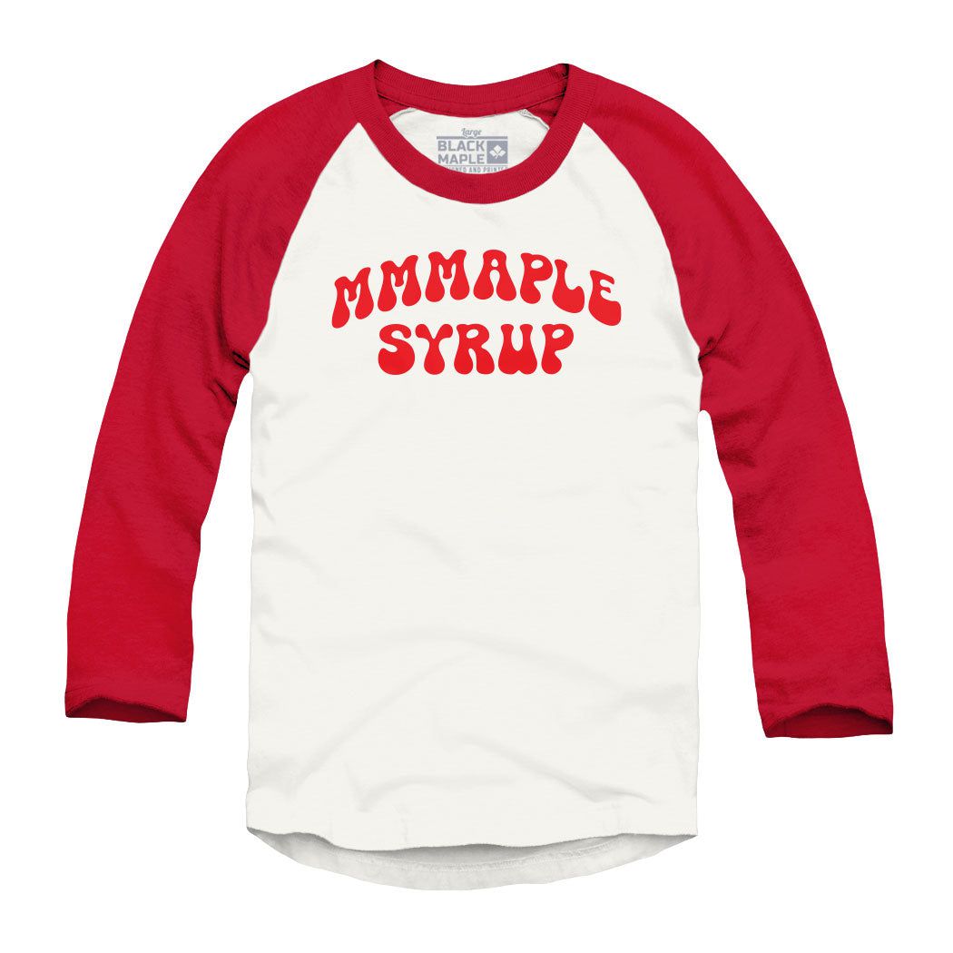 MMMaple Syrup Raglan Baseball Shirt