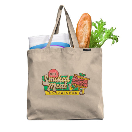 MTL Smoked Meat Sandwiches Tote Bag