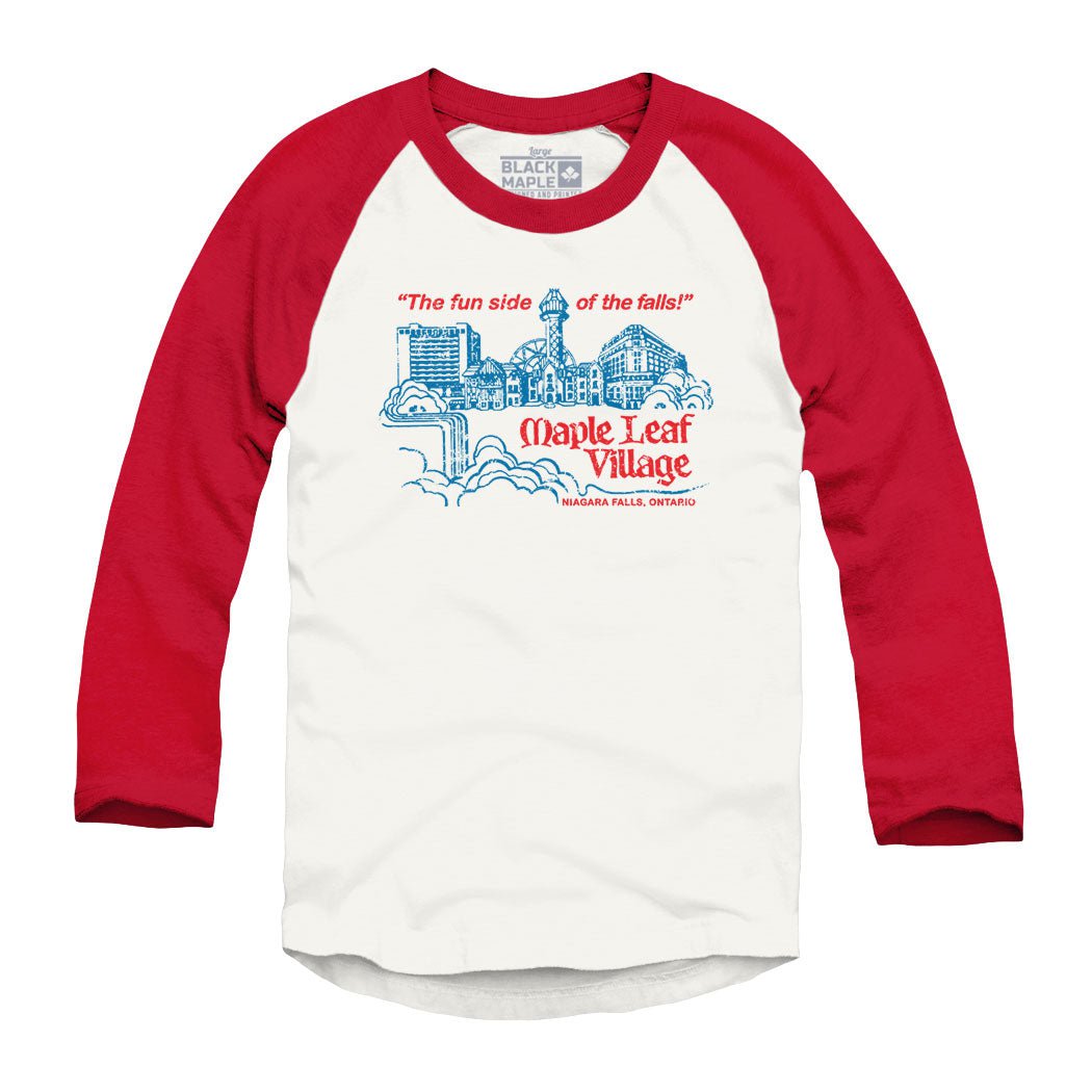 Maple Leaf Village Raglan Baseball Shirt