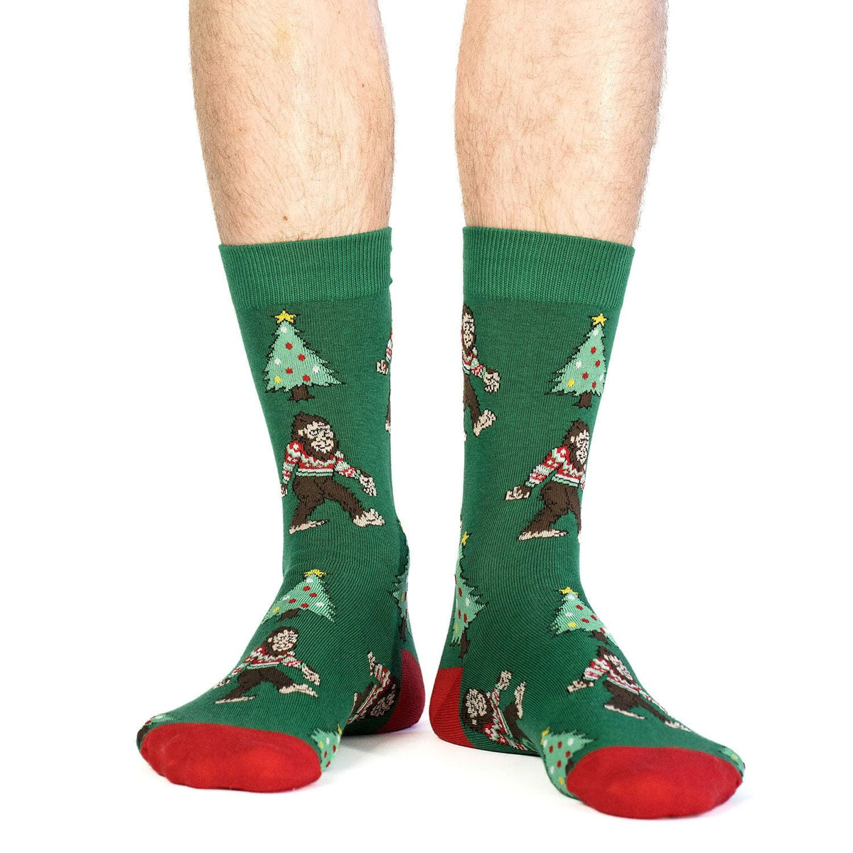 Men's Christmas Bigfoot Socks
