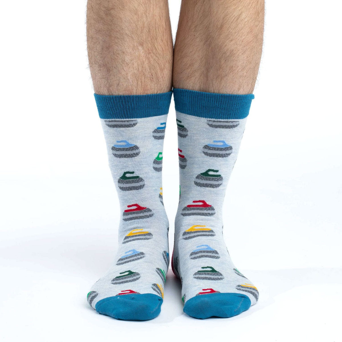 Men's Curling Rocks Socks