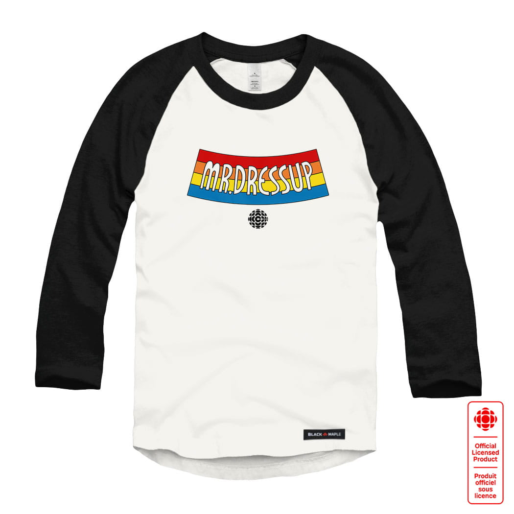 Mr Dressup Circa 1980s Logo Raglan Baseball Shirt