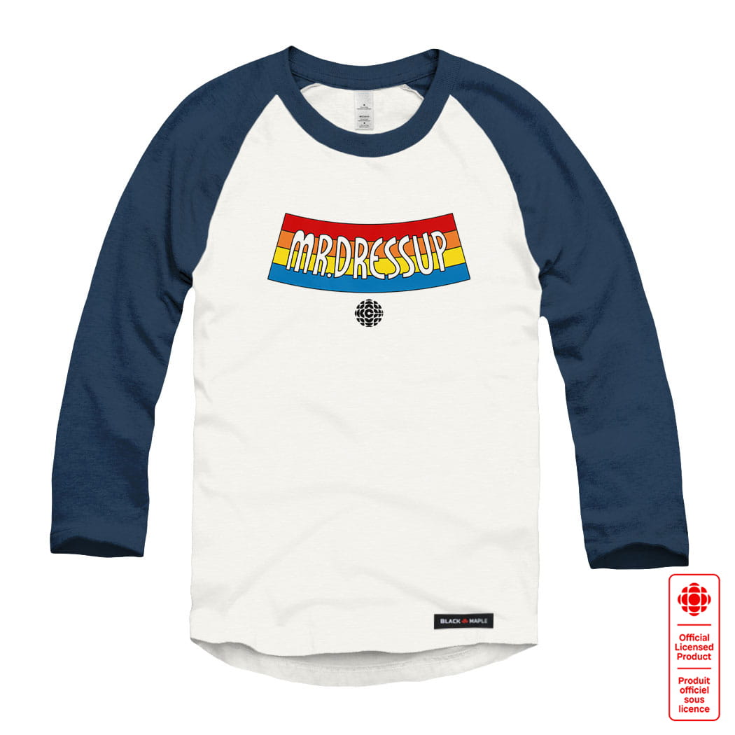 Mr Dressup Circa 1980s Logo Raglan Baseball Shirt