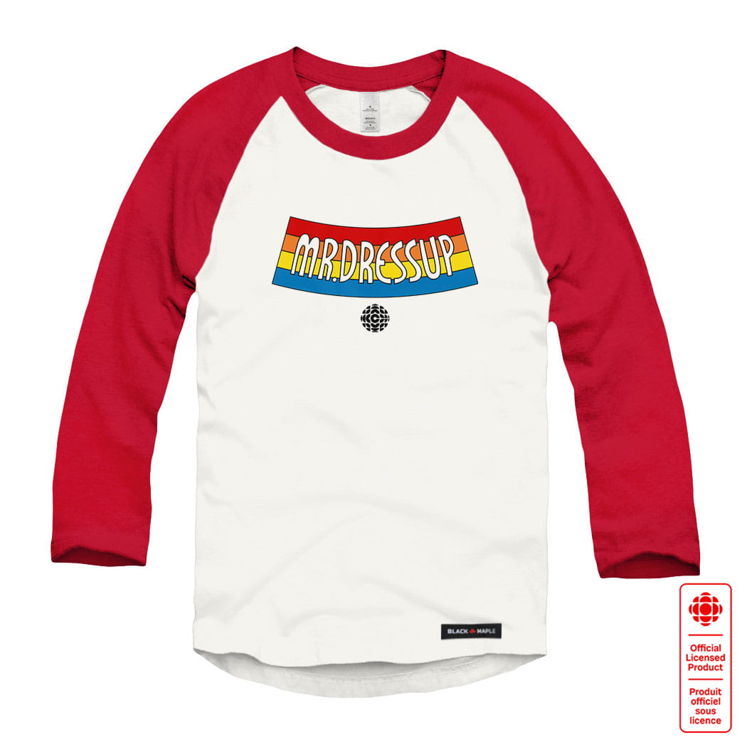 Mr Dressup Circa 1980s Logo Raglan Baseball Shirt