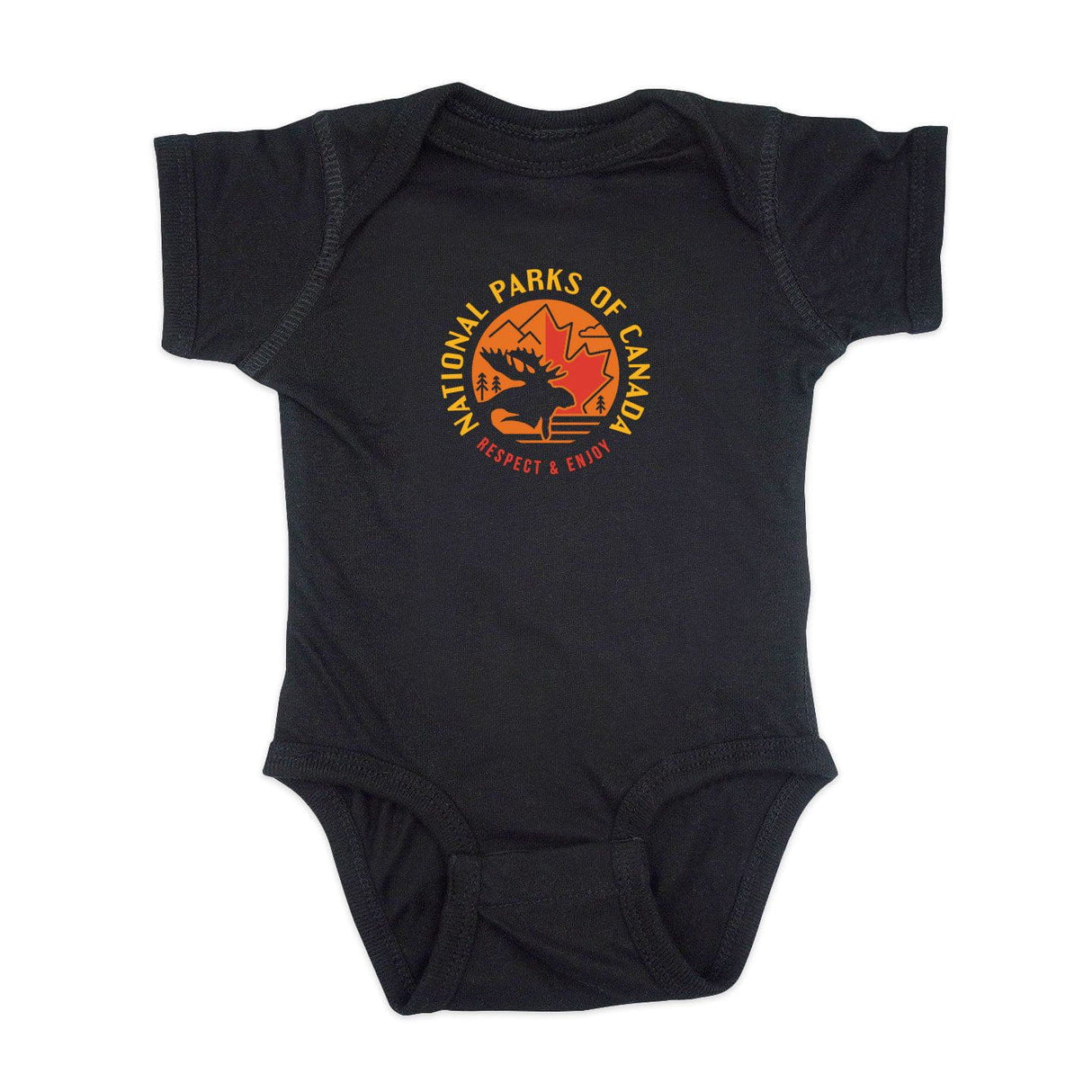 National Parks of Canada Logo Baby Onesie
