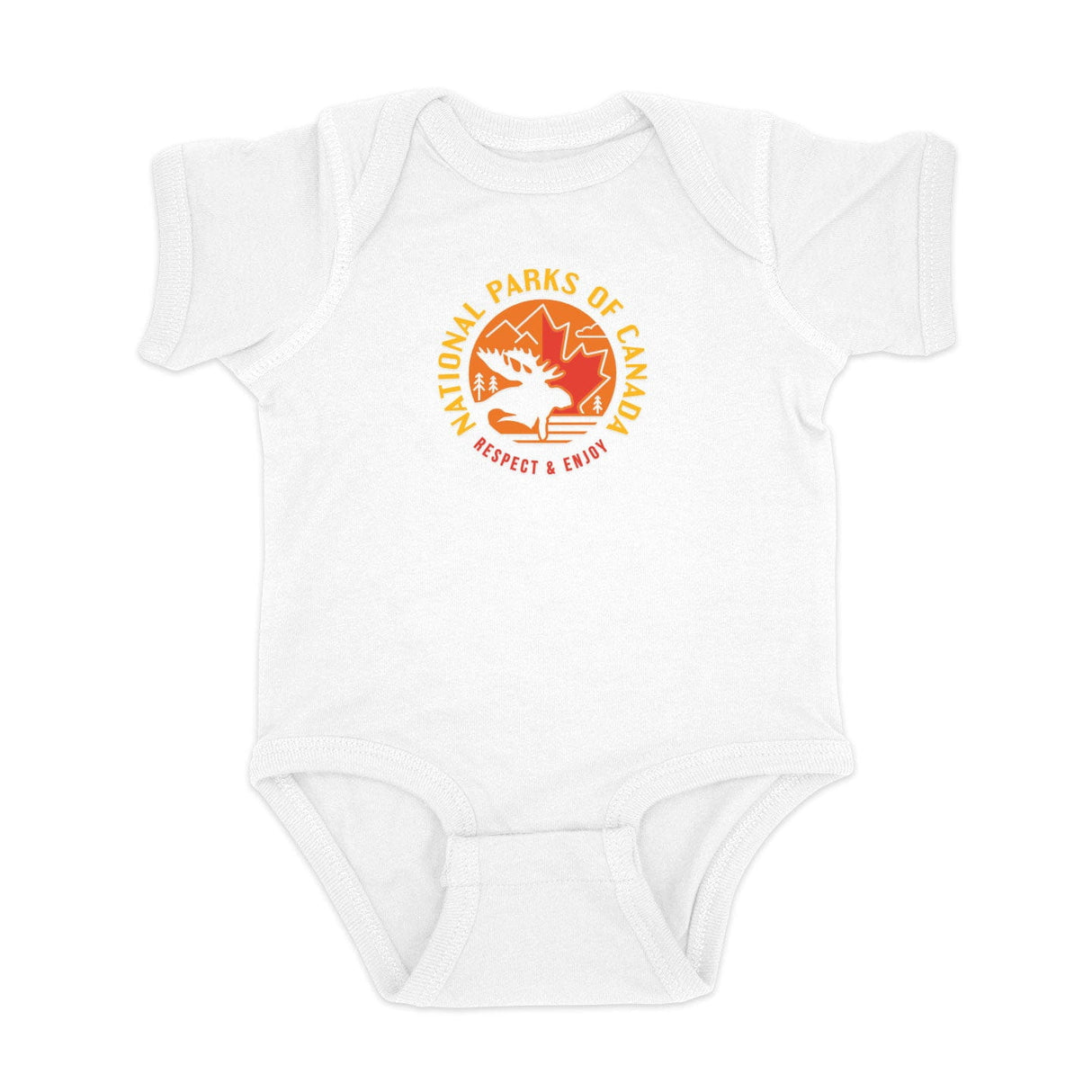 National Parks of Canada Logo Baby Onesie