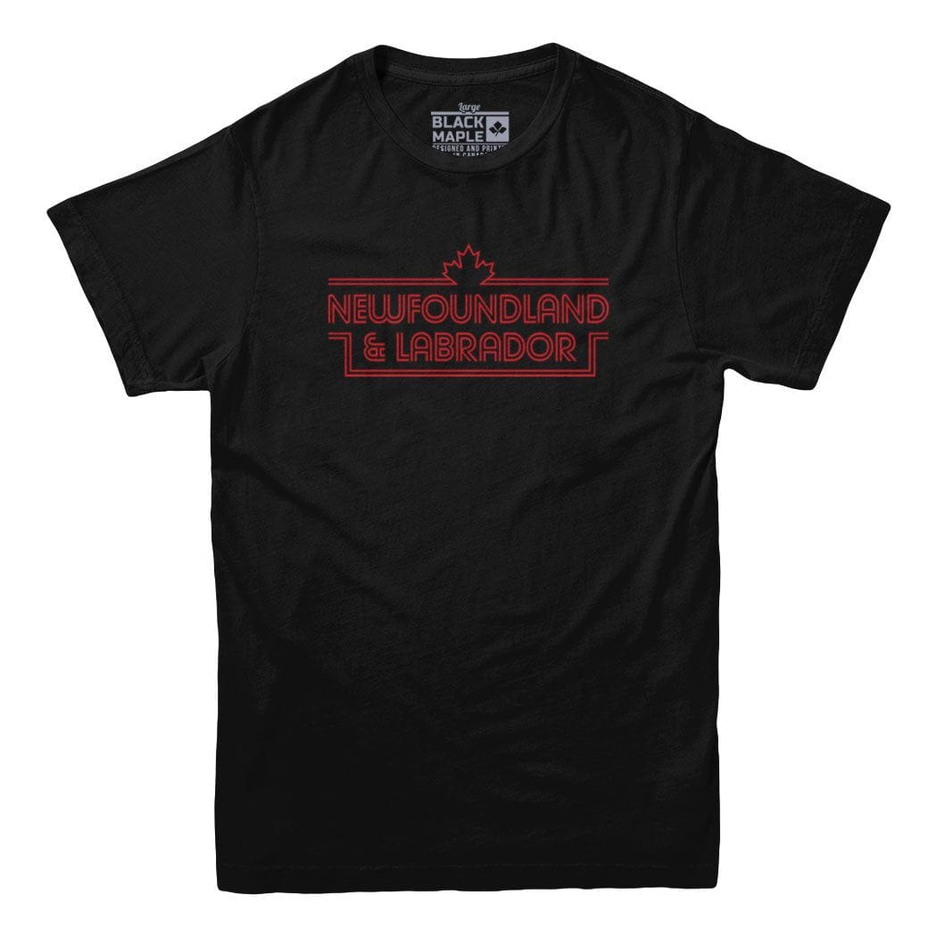 Newfoundland and Labrador Retro Stripe T-shirt