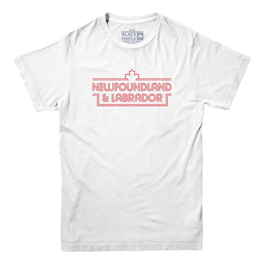 Newfoundland and Labrador Retro Stripe T-shirt