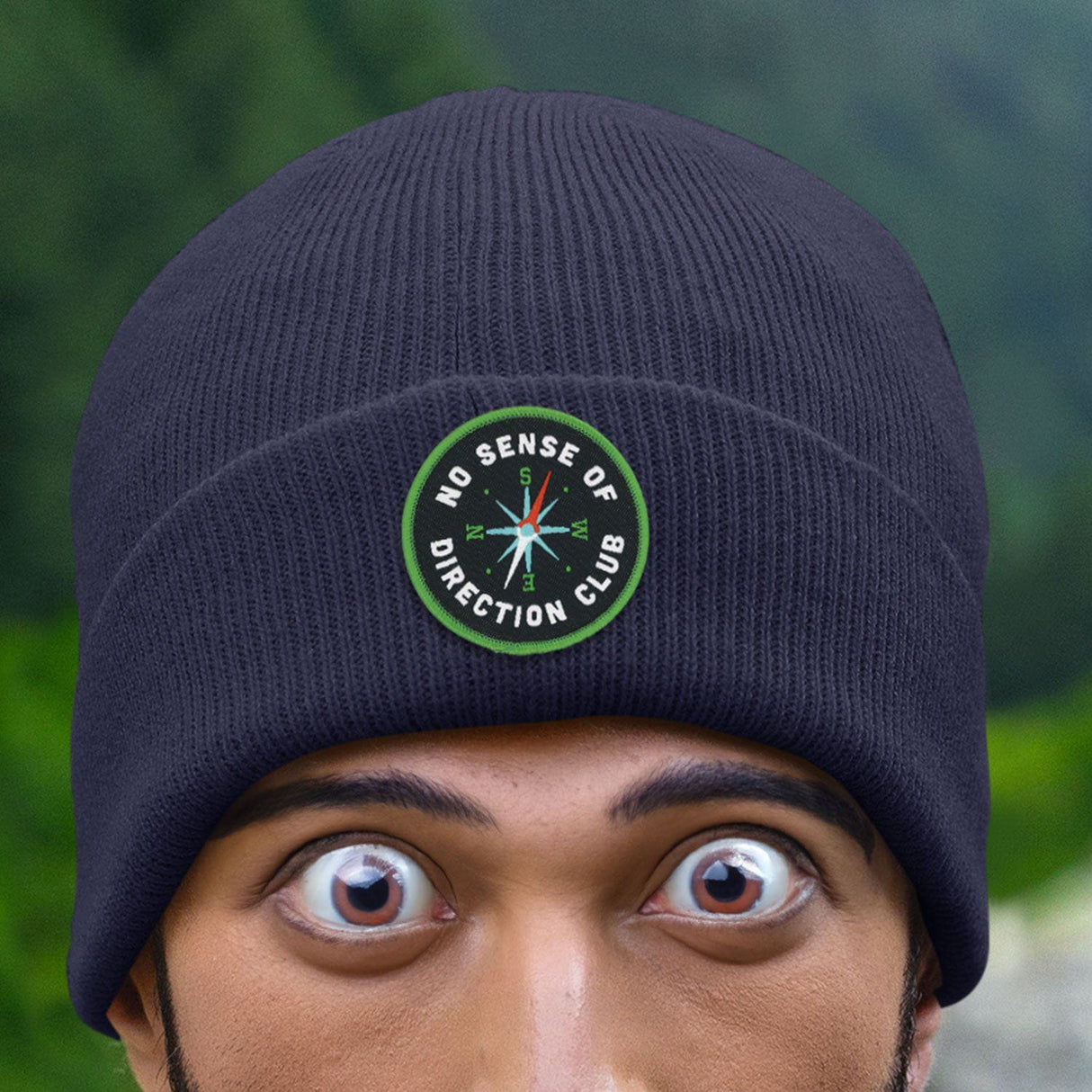 No Sense of Direction Cuff Tuque