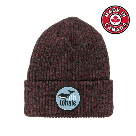 Oh Whale Canadian Made Wool Cuff Tuque