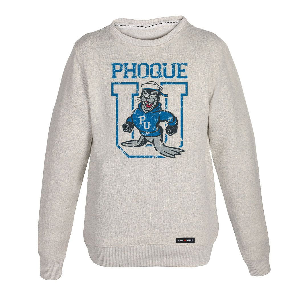 Phoque University Mascot Logo Nantucket Sweatshirt