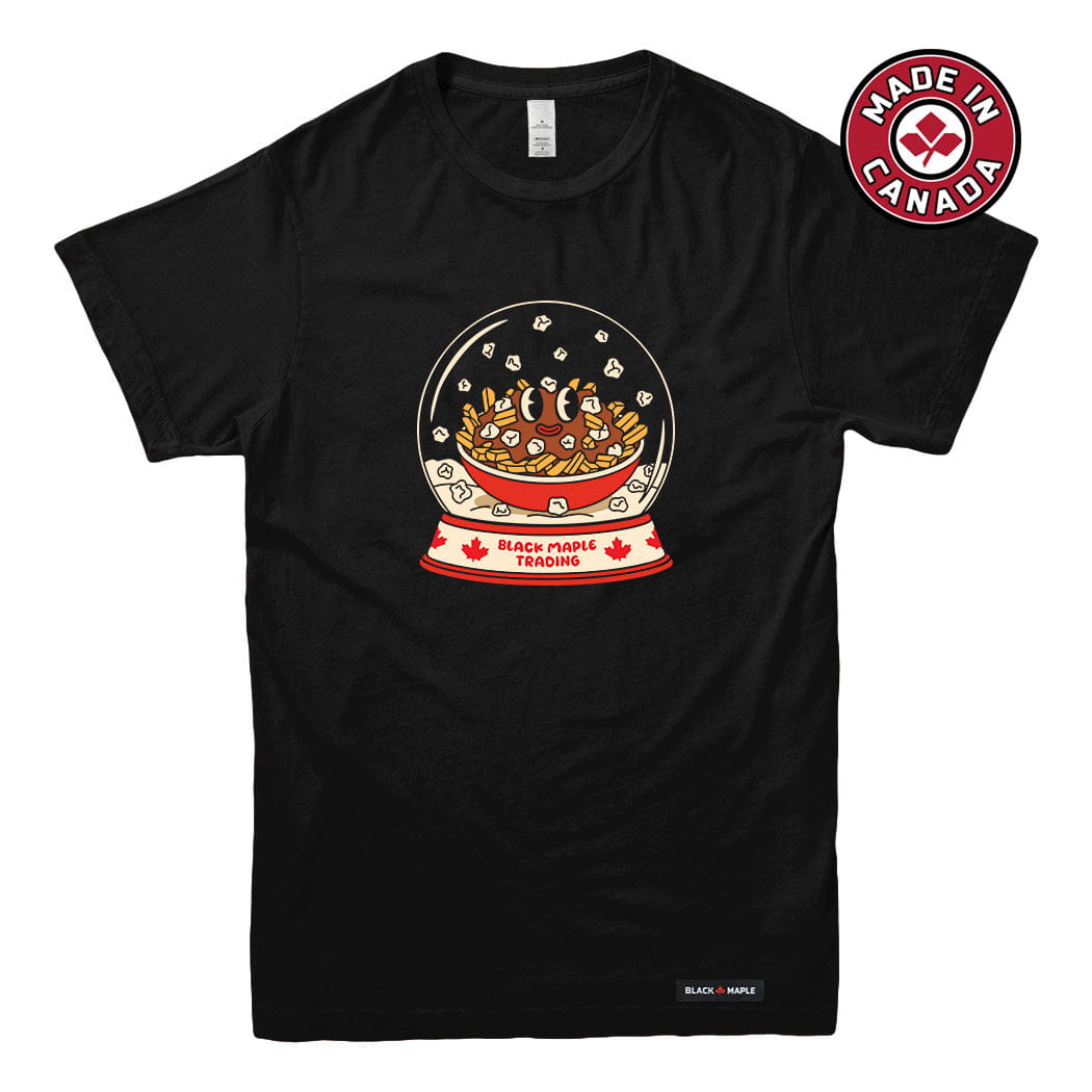 Poutine Snow Globe T-shirt