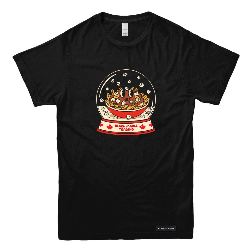Poutine Snow Globe T-shirt